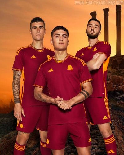 Adidas Roma Stadium Home shirt 23/24