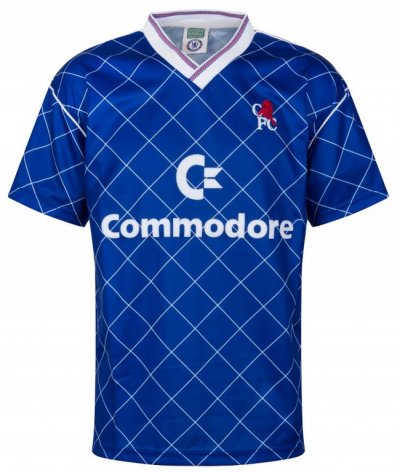Score Draw Chelsea Home Retro Shirt 1987-1988